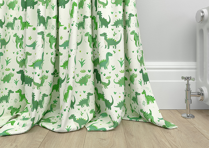 Dino Land, Lush Green - Made to Measure Curtains - Image 6